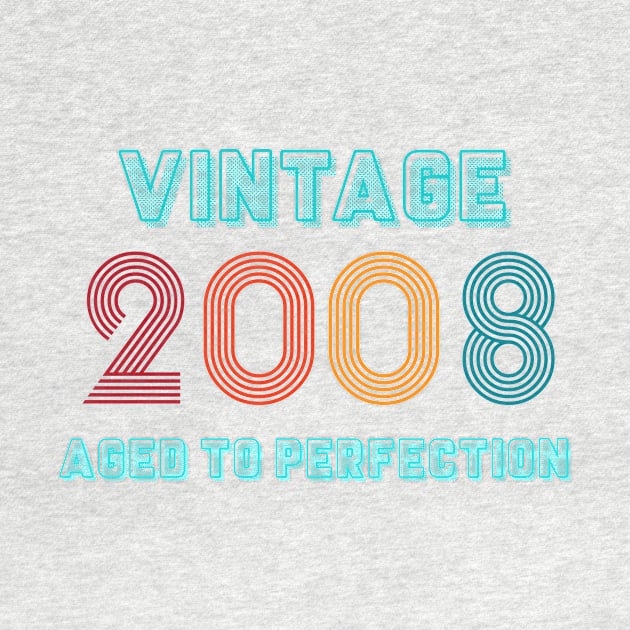 Vintage 2009 Aged To Perfecttion, Birthday gifts, 2009 Year Birthday, Born in 2009 by Januzai